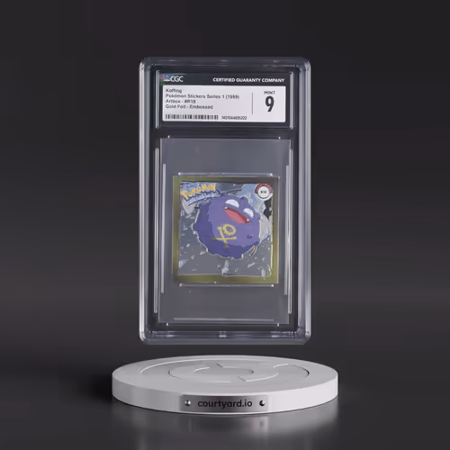 Action Flipz Series 1 (Artbox) - English #R18 Koffing - Chromium Stickers (CGC 9 MINT)