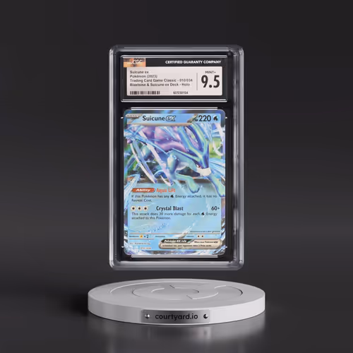 2023 Pokémon Clb-Trading Card Game Classic Blastoise & Suicune EX Deck #010 Suicune EX - Holo (CGC 9