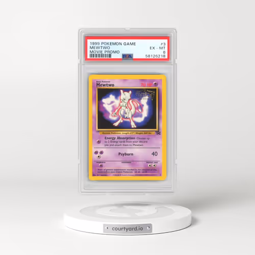 1999 Pokémon Game Movie #3 Mewtwo - Movie Promo (PSA 6 EX-MT)
