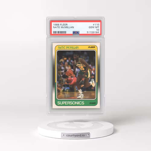 1988 Fleer #110 Nate McMillan (PSA 10 GEM MINT)