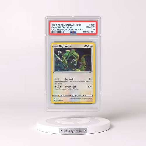 2024 Pokémon Swsh Black Star Promo #029 Rayquaza - Holo Crown Zenith Premium Collection Sea & Sky (P