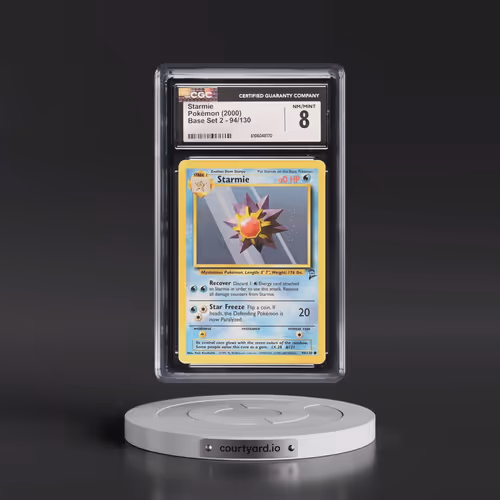 2000 Base Set 2 #94/130 Starmie (CGC 8 NM-MT)