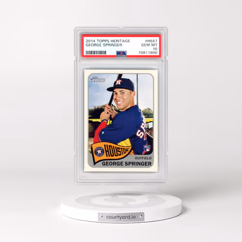 2014 Topps Heritage #H557 George Springer (PSA 10 GEM MINT)
