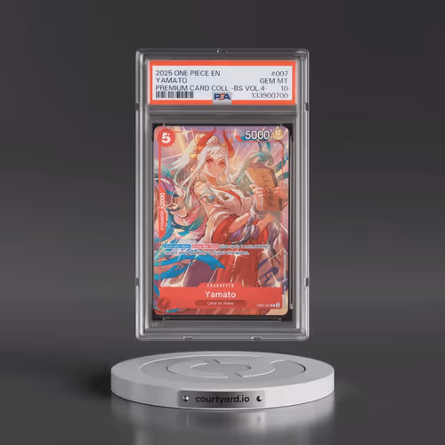 2025 One Piece Premium Card Collection -Best Selection Vol.4 #007 Yamato (PSA 10 GEM MINT)