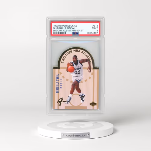 1993 Upper Deck Se Die Cut All-Stars #E13 Shaquille O'Neal - East (PSA 9 MINT)