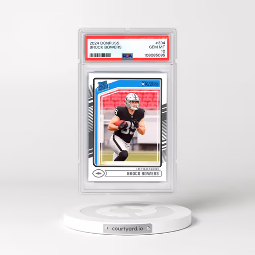 2024 Panini Donruss #394 Brock Bowers (PSA 10 GEM MINT)