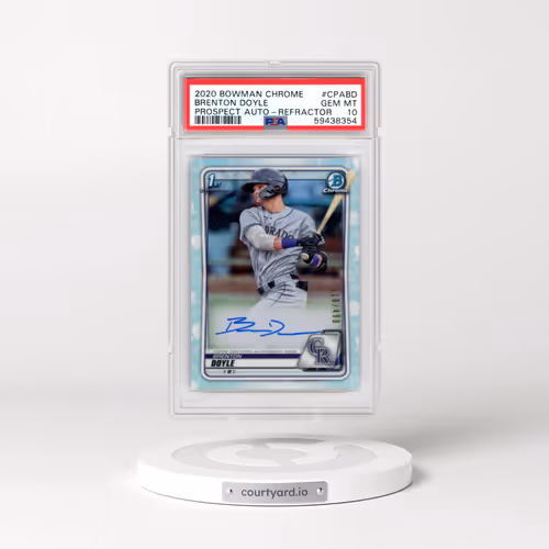 2020 Bowman Chrome Prospect Autographs #CPABD Brenton Doyle - Refractor (PSA 10 GEM MINT)