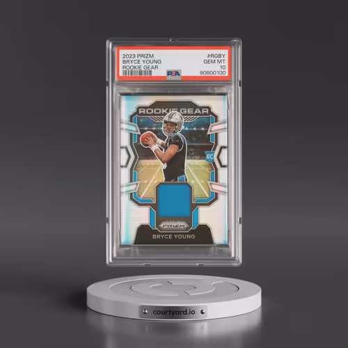 2023 Panini Prizm Rookie Gear #RGBY Bryce Young (PSA 10 GEM MINT)