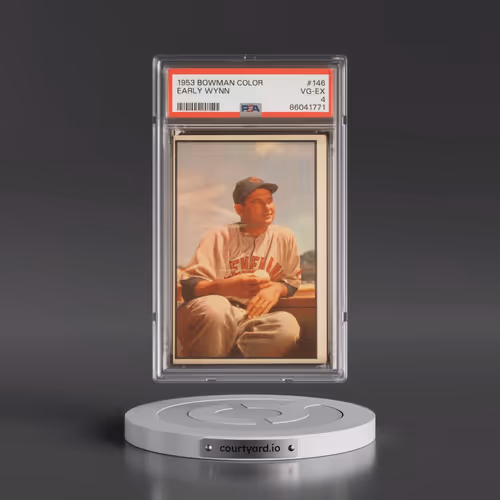 1953 Bowman Color #146 Early Wynn (PSA 4 VG-EX)