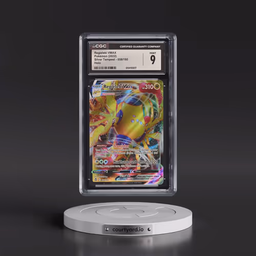 2022 Silver Tempest #058/195 Regieleki VMAX - Holo (CGC 9 MINT)