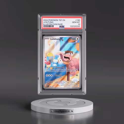 2024 Pokémon Tef EN-Temporal Forces #180 Lickitung - Illustration Rare (PSA 10 GEM MINT)