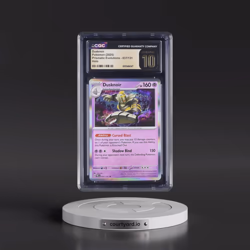 2024 Prismatic Evolutions - PRE EN #037/131 Dusknoir - Holo (CGC 10 PRISTINE)
