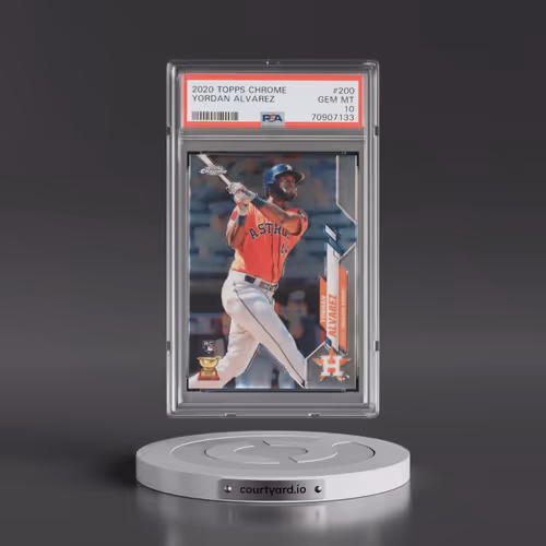 2020 Topps Chrome #200 Yordan Alvarez (PSA 10 GEM MINT)