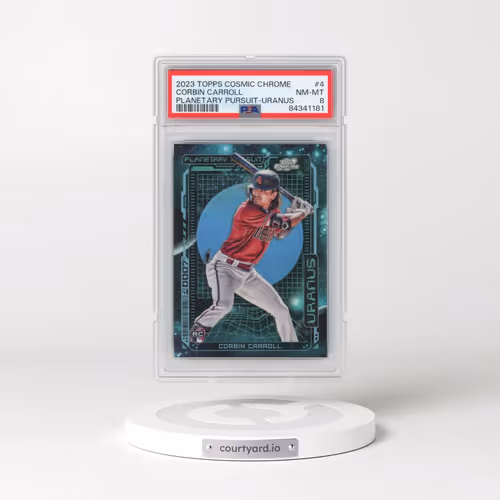 2023 Topps Cosmic Chrome Planetary Pursuit #4 Corbin Carroll - Uranus (PSA 8 NM-MT)
