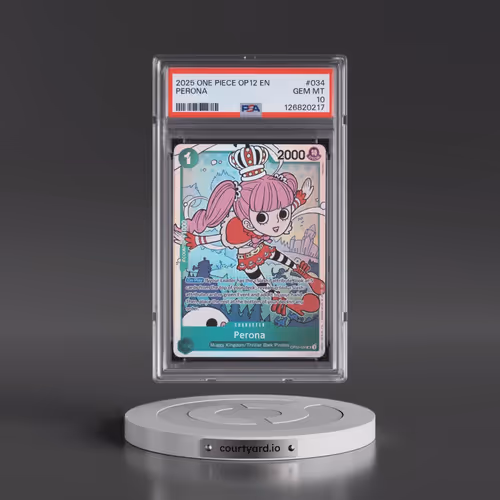 2025 One Piece OP12-Legacy of the Master #034 Perona (PSA 10 GEM MINT)