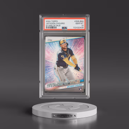2024 Topps Stars of MLB #SMLB84 Jackson Chourio - Update (PSA 10 GEM MINT)