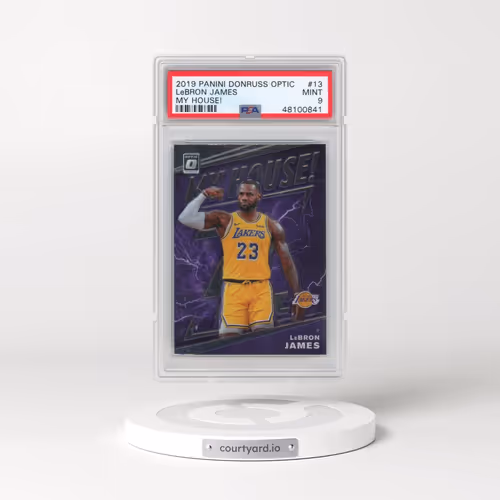 2019 Panini Donruss Optic My House! #13 LeBron James (PSA 9 MINT)