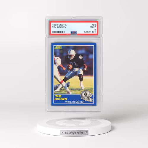 1989 Score #86 Tim Brown (PSA 9 MINT)