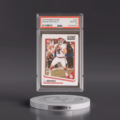 2018 Panini Score #351 Baker Mayfield (PSA 10 GEM MINT)