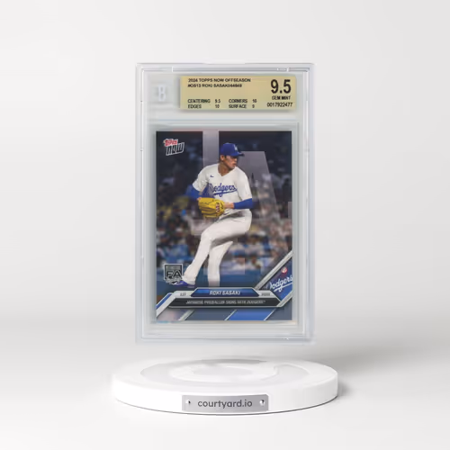 2024 Topps Now Offseason #OS13 Roki Sasaki (BGS 9.5 GEM MINT)