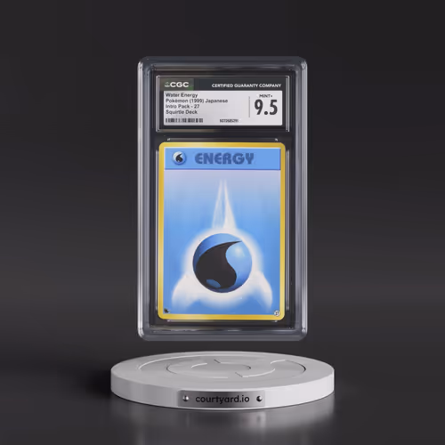 1999 Intro Pack #27 Water Energy - Squirtle Deck (CGC 9.5 MINT+)