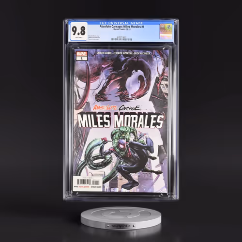 Absolute Carnage: Miles Morales #1 CGC 9.8 White Pages (Marvel Comics, 10/19) - Universal