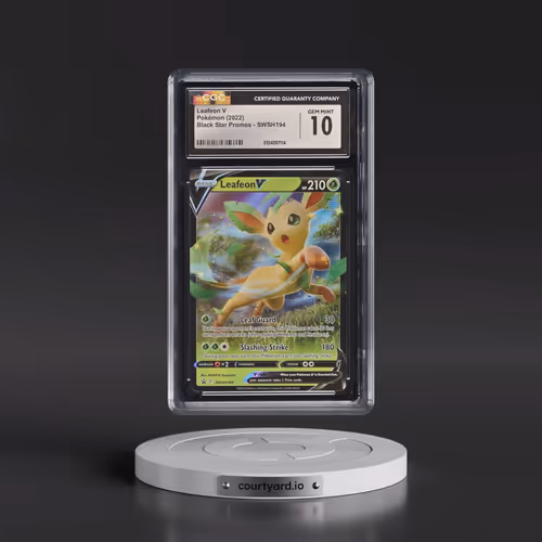 2017 Black Star Promos - Sword & Shield #SWSH194 Leafeon V - Holo Leafeon VSTAR Special Collection (