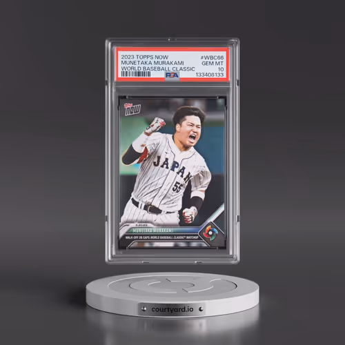 2023 Topps Now World Baseball Classic #WBC66 Munetaka Murakami (PSA 10 GEM MINT)