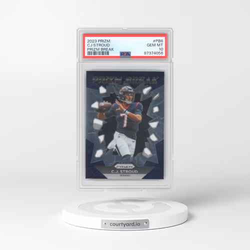 2023 Panini Prizm Prizm Break #PB6 CJ Stroud (PSA 10 GEM MINT)