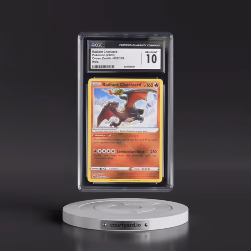 2023 Crown Zenith #020/159 Radiant Charizard - Holo (CGC 10 GEM MINT)