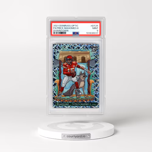 2021 Panini Donruss Optic Downtown #DT25 Patrick Mahomes II (PSA 9 MINT)
