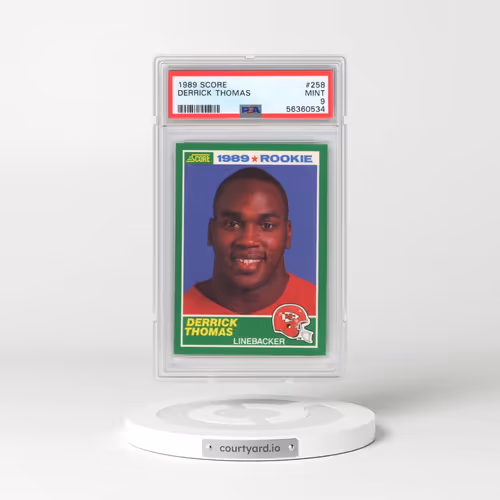 1989 Score #258 Derrick Thomas (PSA 9 MINT)