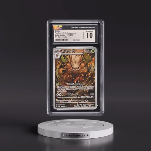 2024 Pokémon Sv5m-Cyber Judge #072 Shiftry - Art Rare (CGC 10 GEM MINT)