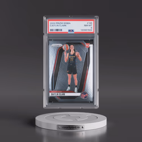 2024 Panini Prizm WNBA #145 Caitlin Clark (PSA 8 NM-MT)