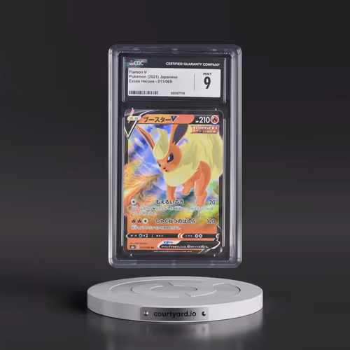 2021 Eevee Heroes #011/069 Flareon V - Holo (CGC 9 MINT)