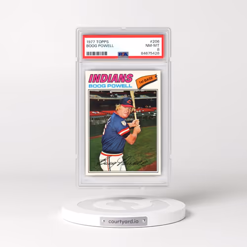 1977 Topps #206 Boog Powell (PSA 8 NM-MT)