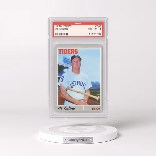 1970 Topps #640 Al Kaline (PSA 8 NM-MT)