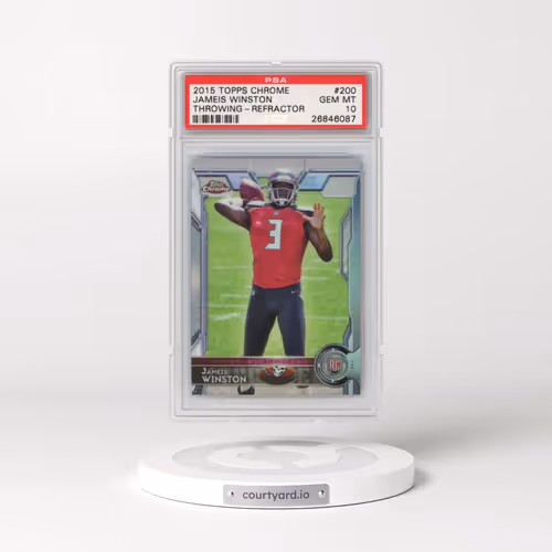 2015 Topps Chrome #200 Jameis Winston - Refractor (PSA 10 GEM MINT)