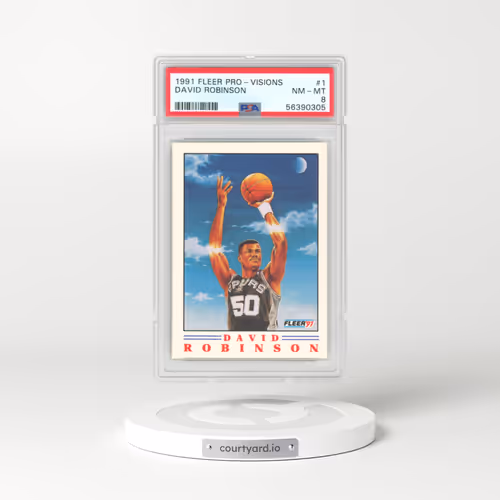 1991 Fleer Pro-Visions #1 David Robinson (PSA 8 NM-MT)