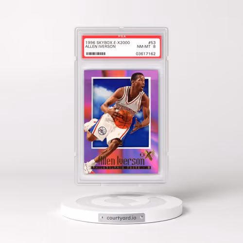 1996 Skybox E-X2000 #53 Allen Iverson (PSA 8 NM-MT)