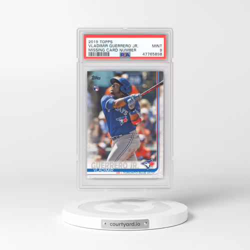 2019 Topps Vladimir Guerrero Jr. - Missing Card Number (PSA 9 MINT)