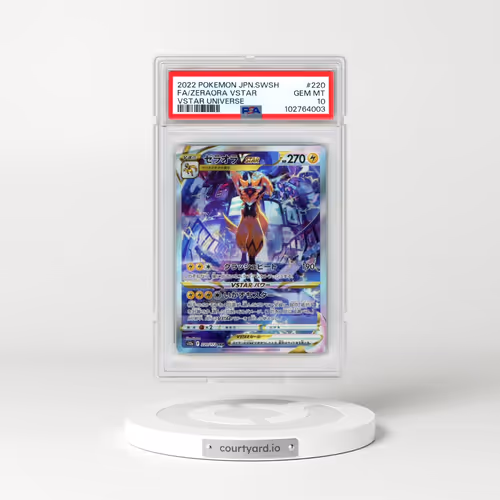 2022 Pokémon Sword & Shield Vstar Universe #220 Zeraora Vstar - Full Art (PSA 10 GEM MINT)