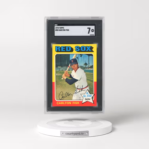 1975 Topps #80 Carlton Fisk (SGC 7 NM)