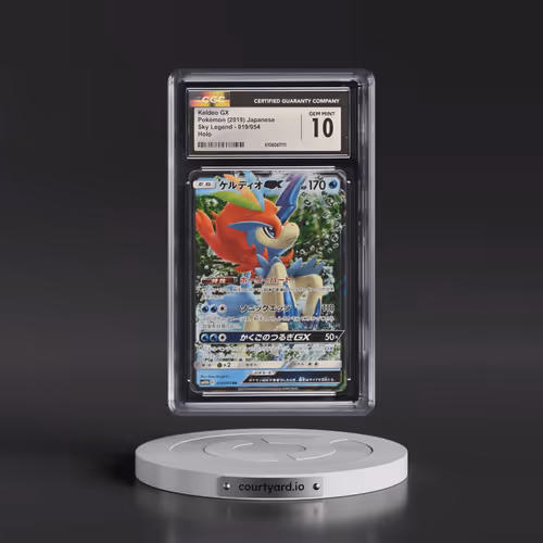 2019 Sky Legend #019/054 Keldeo GX - Holo (CGC 10 GEM MINT)