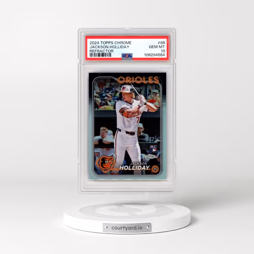 2024 Topps Chrome #88 Jackson Holliday - Refractor (PSA 10 GEM MINT)