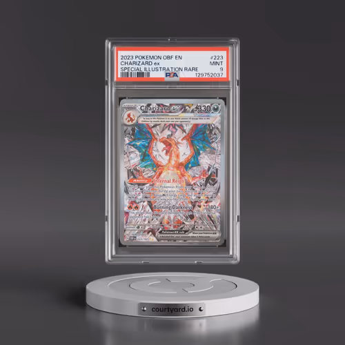 2023 Pokémon Obf EN-Obsidian Flames #223 Charizard EX - Holo Special Illustration Rare (PSA 9 MINT)