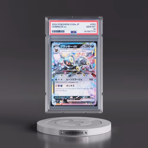 2024 Pokémon Sv8a-Terastal Fest EX #093 Umbreon EX - Holo (PSA 10 GEM MINT)