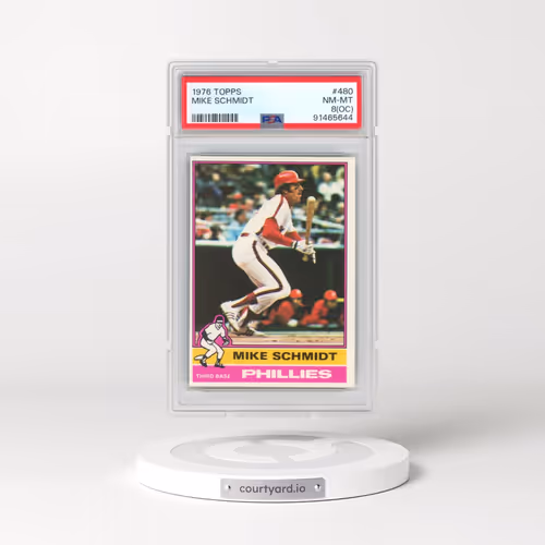 1976 Topps #480 Mike Schmidt (PSA 8 NM-MT)
