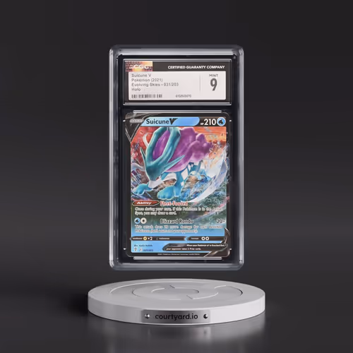 2021 Evolving Skies #031/203 Suicune V - Holo (CGC 9 MINT)