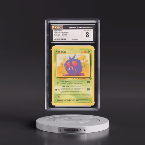 1999 Jungle #63/64 Venonat (CGC 8 NM-MT)